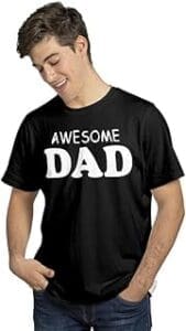 Creative Father's Day Gift Ideas for a Memorable Celebration Surprise Dad with Raavi Colors Father’s Day T-Shirt | Awesome Dad Printed | Perfect Gift for Your Loving Father!