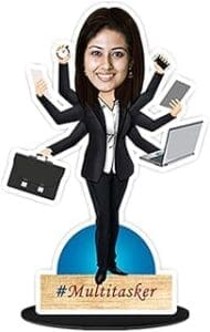 Innovative Gift Ideas for Corporate Gifting Custom Caricature Gifts for the Multitasking Lady in Your Life!