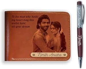 Creative Father's Day Gift Ideas for a Memorable Celebration : “Personalized Wallet and Pen Set: The Ultimate Gift for Him!