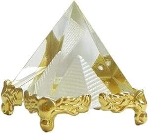 Adding a Touch of Personality: Unique Home Décor Gift Ideas Enhance Your Space with Reiki Crystal Glass Pyramid for Positive Energy and Prosperity