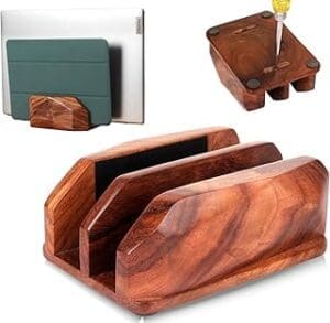 Innovative Gift Ideas for Corporate Gifting Elevate Your Workspace with a Stylish Wooden Laptop Stand – Perfect Corporate Gift!