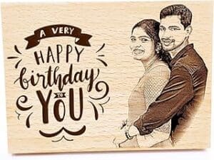 Customized Wooden Photo Frame: The Perfect Birthday Gift!