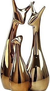 Charm Your Home with Lucky Deer Statue Set – Perfect Gift Idea!