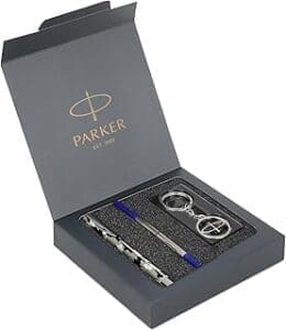 Must-Have Unique Tech Gifts: The Ultimate Holiday Shopping Guide! Camouflage Coated Parker Gift Set: Roller Ball Pen & Key Chain Combo | Perfect Corporate Gift for Employees