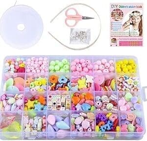 Brighten Your Bestie’s Day with Nilzone Bead Kit – Friendship Bracelet Gift for Girls!