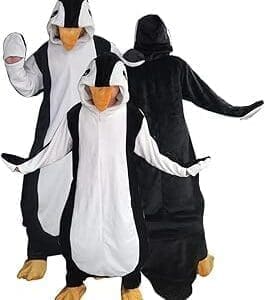 Cozy Penguin Blanket Hoodie: The Perfect Gift for Penguin Lovers!