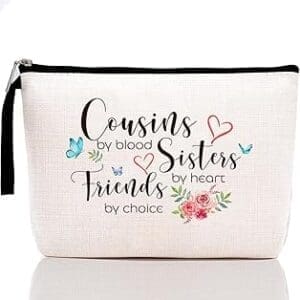 Besties Forever: Personalized Makeup Bag for Your Favorite Cousin’s Birthday