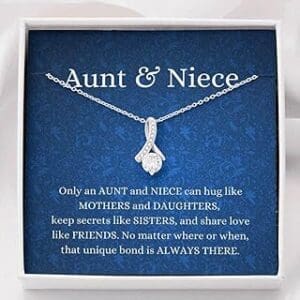 Rakva 925 Silver Aunt & Niece Necklace: A Unique Gift for Your Beloved Aunt!