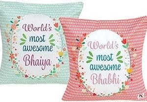 Celebrate Your Bhai Bhabhi with Kaameri Bazaar Cushion Covers!