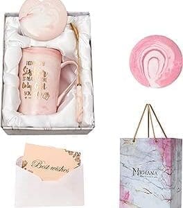 NYRWANA Ceramic Coffee Mug Set – The Ultimate Birthday Gift for Her! NYRWANA Ceramic Coffee Mug Set – The Ultimate Birthday Gift for Her!