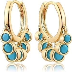 Sparkle and Shine with Mevecco Gold Tassel Hoop Earrings – Perfect Gift for Her!