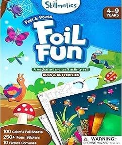 Unleash Creativity with Skillmatics Foil Fun Bugs & Butterflies Craft Kit – Perfect Gift for Kids Ages 4-9! Unleash Creativity with Skillmatics Foil Fun Bugs & Butterflies Craft Kit – Perfect Gift for Kids Ages 4-9!