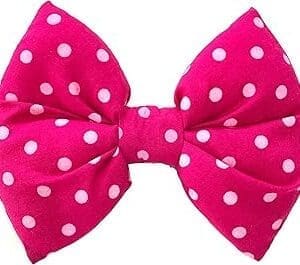 Spoil Your Pooch with a Stylish Polka Dot Bow Tie: Ideal Pet Present (Pink)