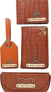 Personalized Leather Wallet & Charm Combo: The Ultimate Men’s Gift!