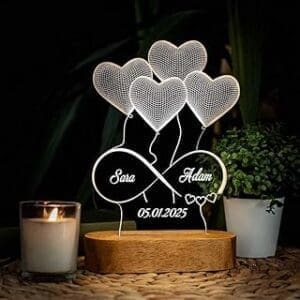 Personalized 3D Infinity Lamp: The Perfect Gift for Any Occasion!
