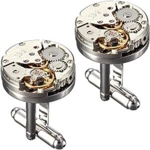 Stylish Stainless Steel Cufflinks: Perfect Gift for Him!