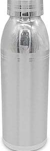 Luxurious Gift Idea: MAA SILVER Pure Silver Water Bottle – Leak-Proof & Bacteria Free 400ml