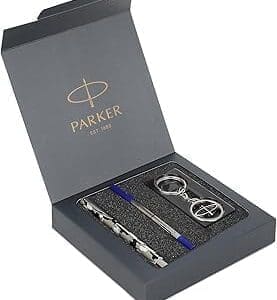 Camouflage Coated Parker Gift Set: Roller Ball Pen & Key Chain Combo | Perfect Corporate Gift for Employees