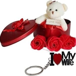 Unlock Her Heart with a Romantic Key-chain Gift Set – Ideal for Birthdays and Anniversaries!