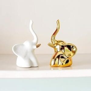 Golden Elephant Statues: A Touch of Elegance for Your Home Decor!