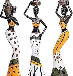 Celebrate African Culture with Stunning Tribal Women Art Set!