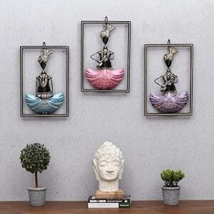 Rock Out with This Metal Musician Wall Mount Showpiece Set!