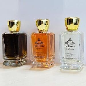 Luxury Perfume Set: Peflora Secret Killer, Luminous Aura & Velvet Temptation Eau De Parfum – Perfect Valentine’s Day Gift!