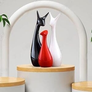 Xtore® Lucky Deer Statue Family Set: A Stylish Gift for Good Fortune