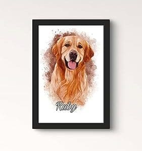 Personalized Pet Portrait Photo Frame: The Ultimate Gift for Animal Lovers!