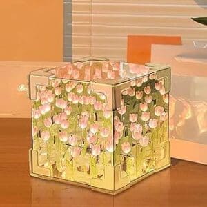 Illuminate Your Space with a DIY Tulip Cube Mirror Lamp Kit – Ideal Birthday Present!