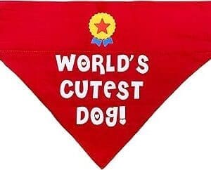 Spoil Your Pooch with the Adorable Red Dog Bandana