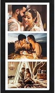 Capture Memories Forever: Custom Wooden Photo Frame for Couples!
