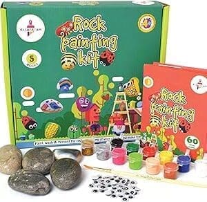 Unleash Creativity with Kalakaram DIY Rock Painting Kit for Kids!