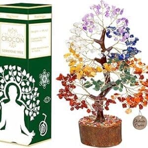 Illuminate Your Space with the Crocon Seven Chakra Tree of Life Gift Set