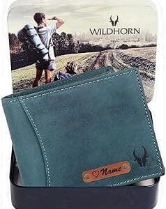 WildHorn Personalized Leather Wallet: The Perfect Gift for Men!