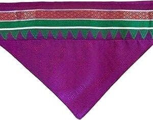 Spoil Your Pup with a Stylish Purple Indian Dog Bandana!